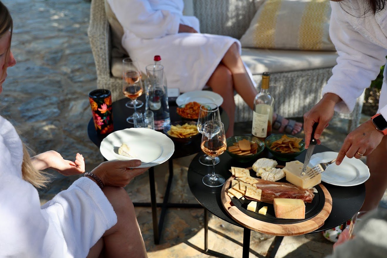 A last morning together at the villa