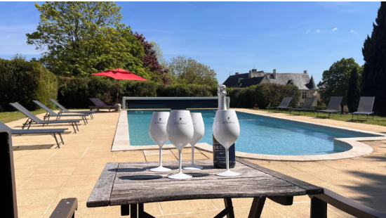The heated pool