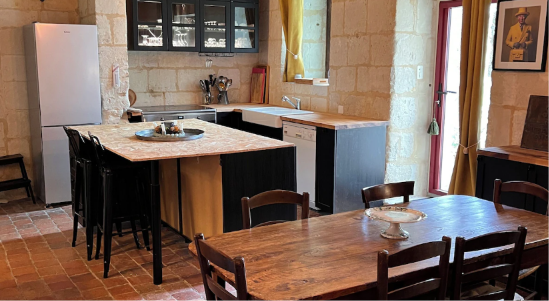 The château kitchen